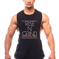 Men's Side Slit Singlet Tank Top – Breathable Cotton Gym & Running Shirt