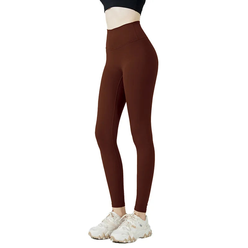 Women's Seamless High-Waist Yoga Leggings – Quick-Dry Push-Up Slim Fit Gym Pants (S-XL)