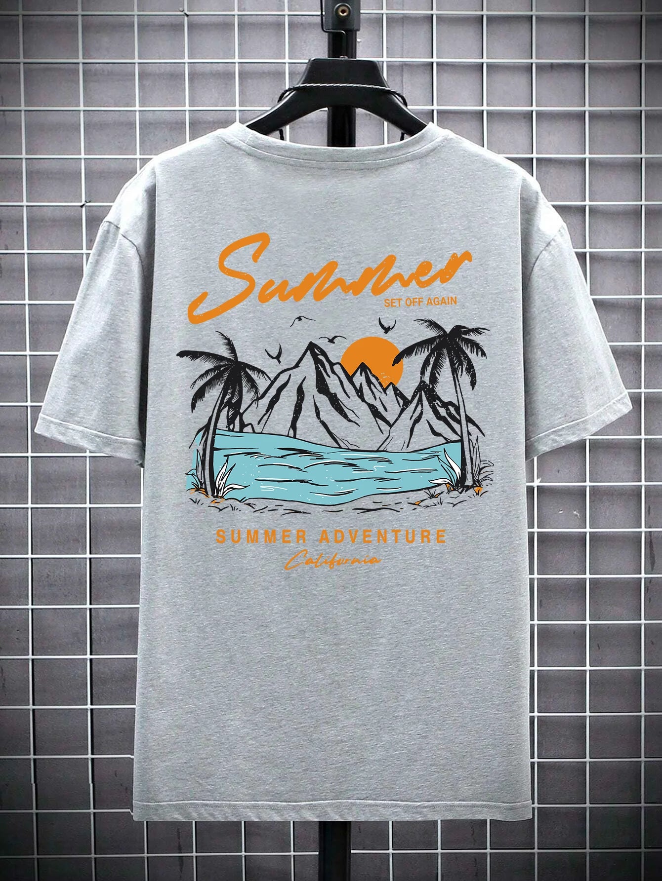 Men's California Adventure Graphic T-Shirt | Oversized Cotton Tee