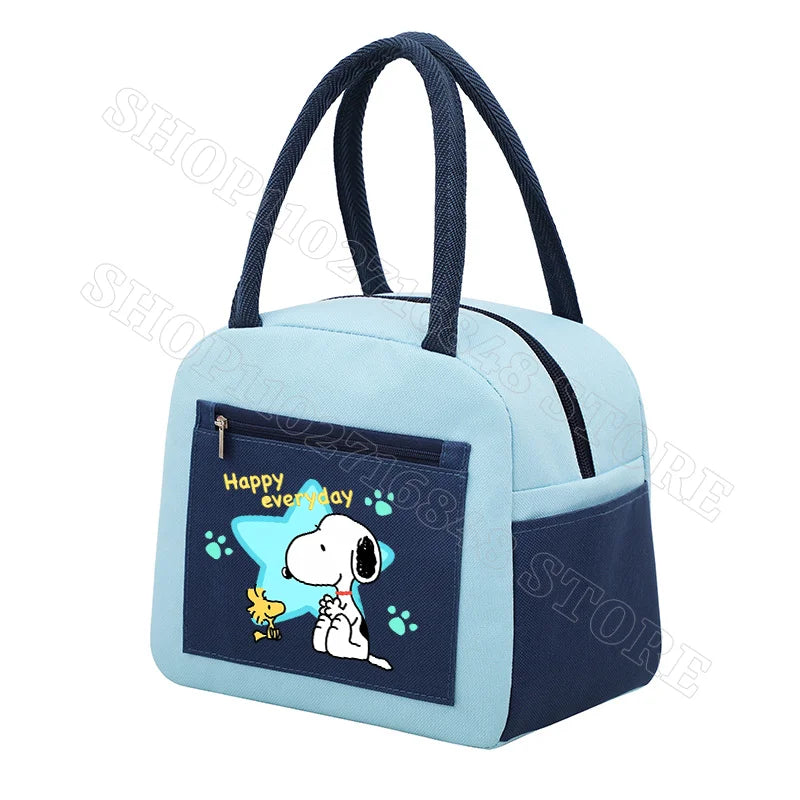 Snoopy Insulated Lunch Bag | Cute Cartoon Cooler Box for Kids & Adults