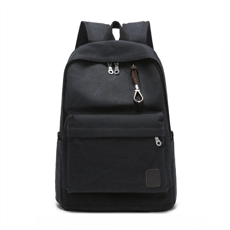 Canvas Backpack | Large School & Travel Bag – Vintage Preppy Style