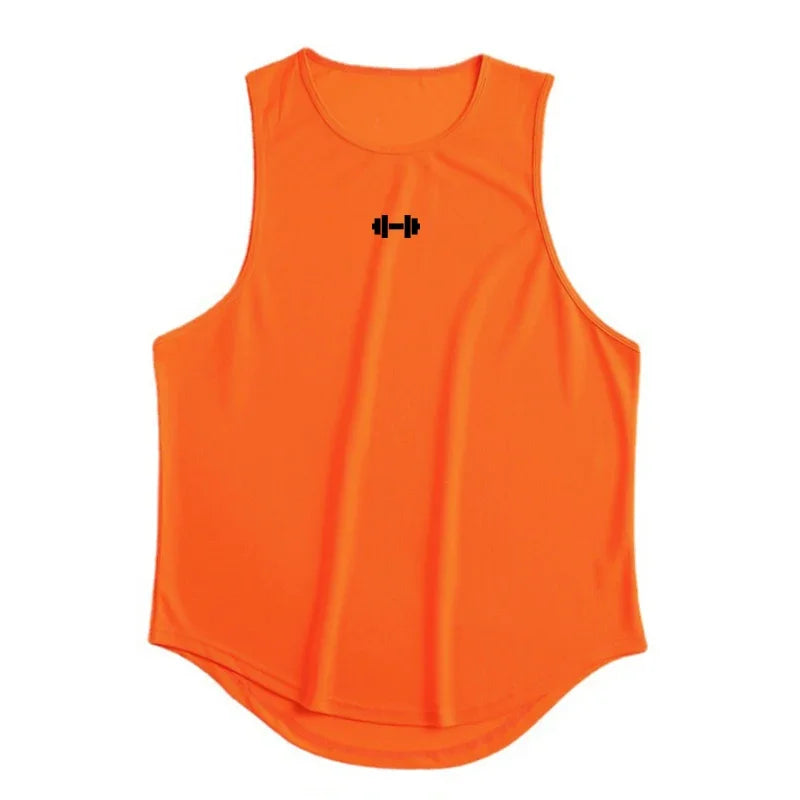 Men's Mesh Gym Tank Top – Breathable Bodybuilding Vest