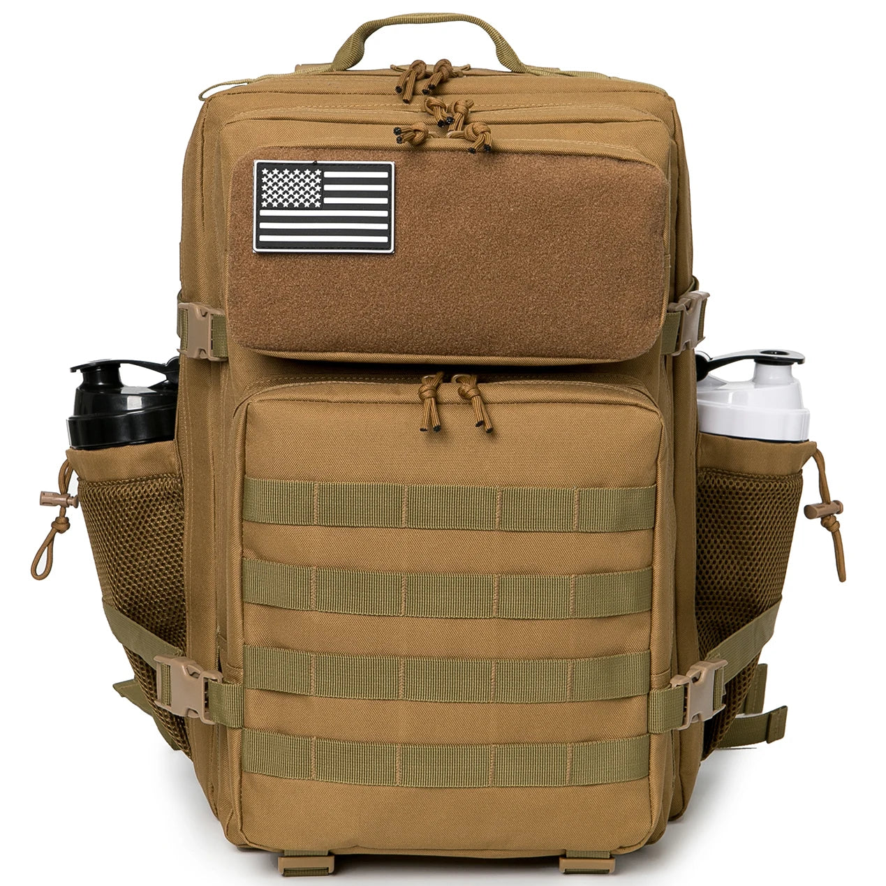 45L Tactical Backpack with Dual Cup Holders – Hunting, Hiking & Camping Rucksack