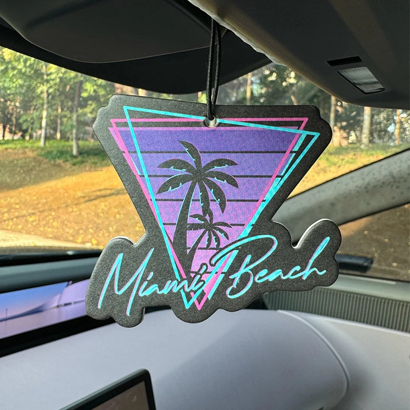 Sea Breeze Car Air Freshener – Lavender Scent Hanging Ornament for Car & Wardrobe