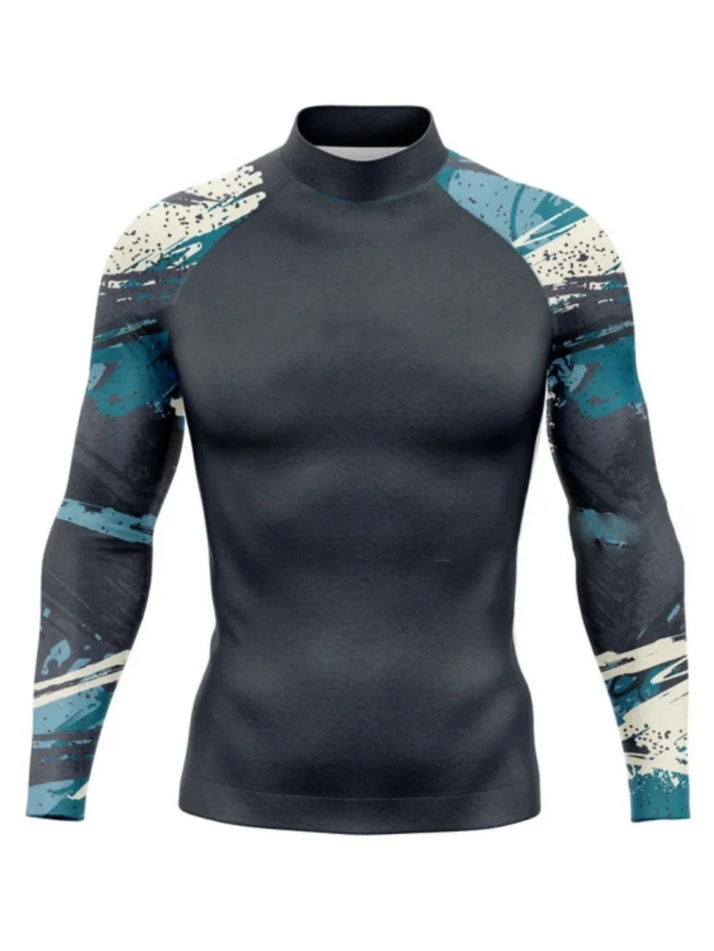 Men's Long Sleeve Rash Guard | UV Protection Surf & Swim Shirt