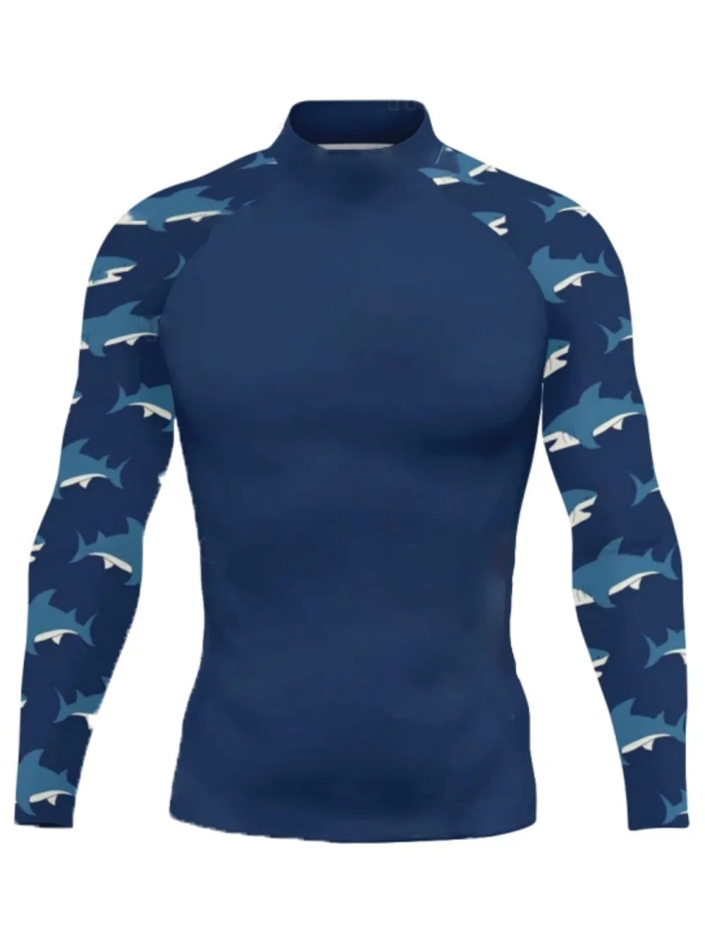 Men's Long Sleeve Rash Guard | UV Protection Surf & Swim Shirt