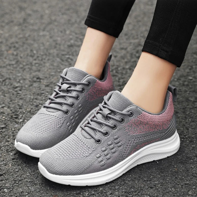 Women's Lightweight Breathable Sneakers – Casual Walking Shoes for Gym, Travel & Everyday Wear