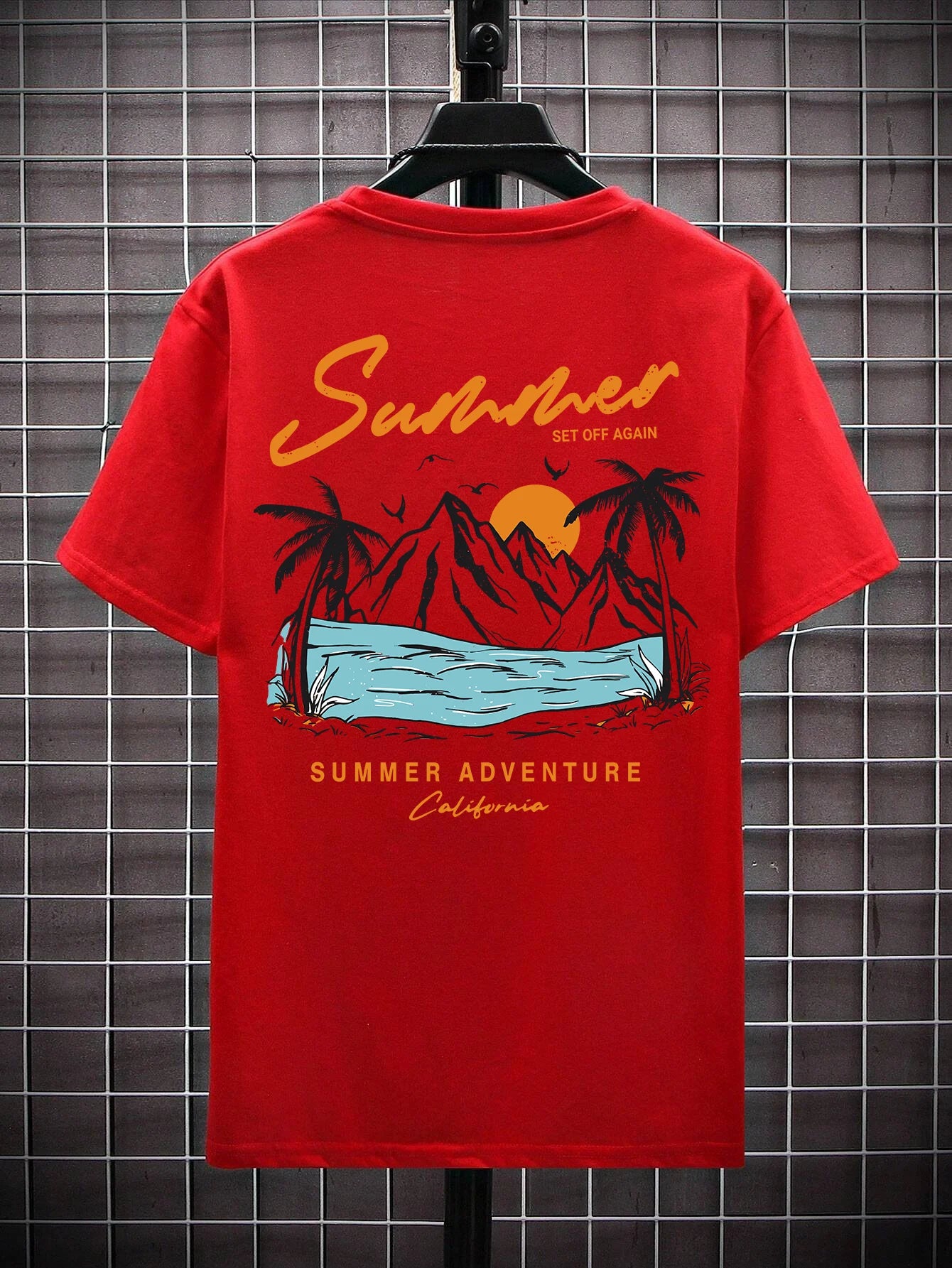 Men's California Adventure Graphic T-Shirt | Oversized Cotton Tee