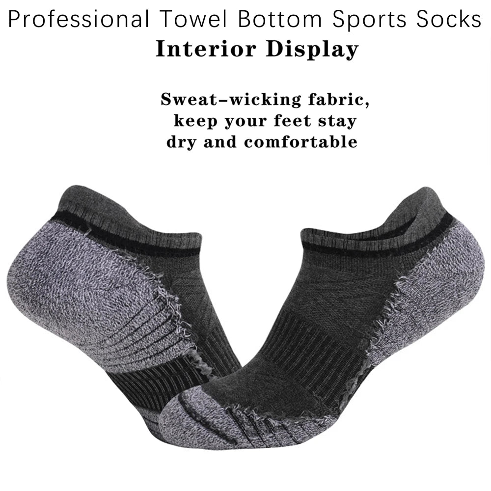 Unisex Cotton Ankle Socks – Breathable Mesh Sports & Casual Crew Socks