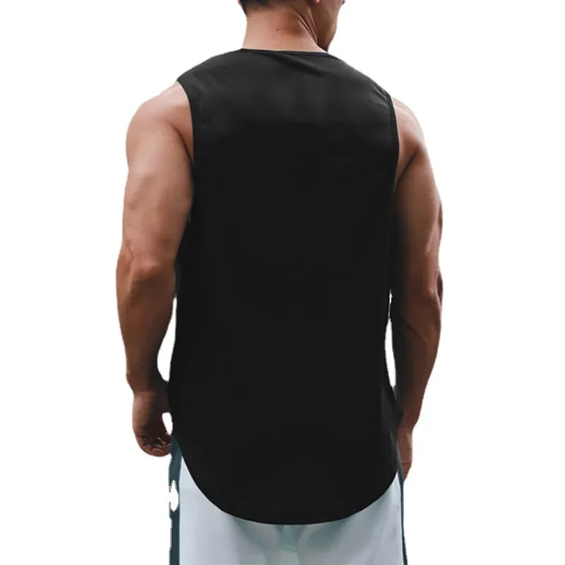 Men's Mesh Gym Tank Top – Breathable Bodybuilding Vest