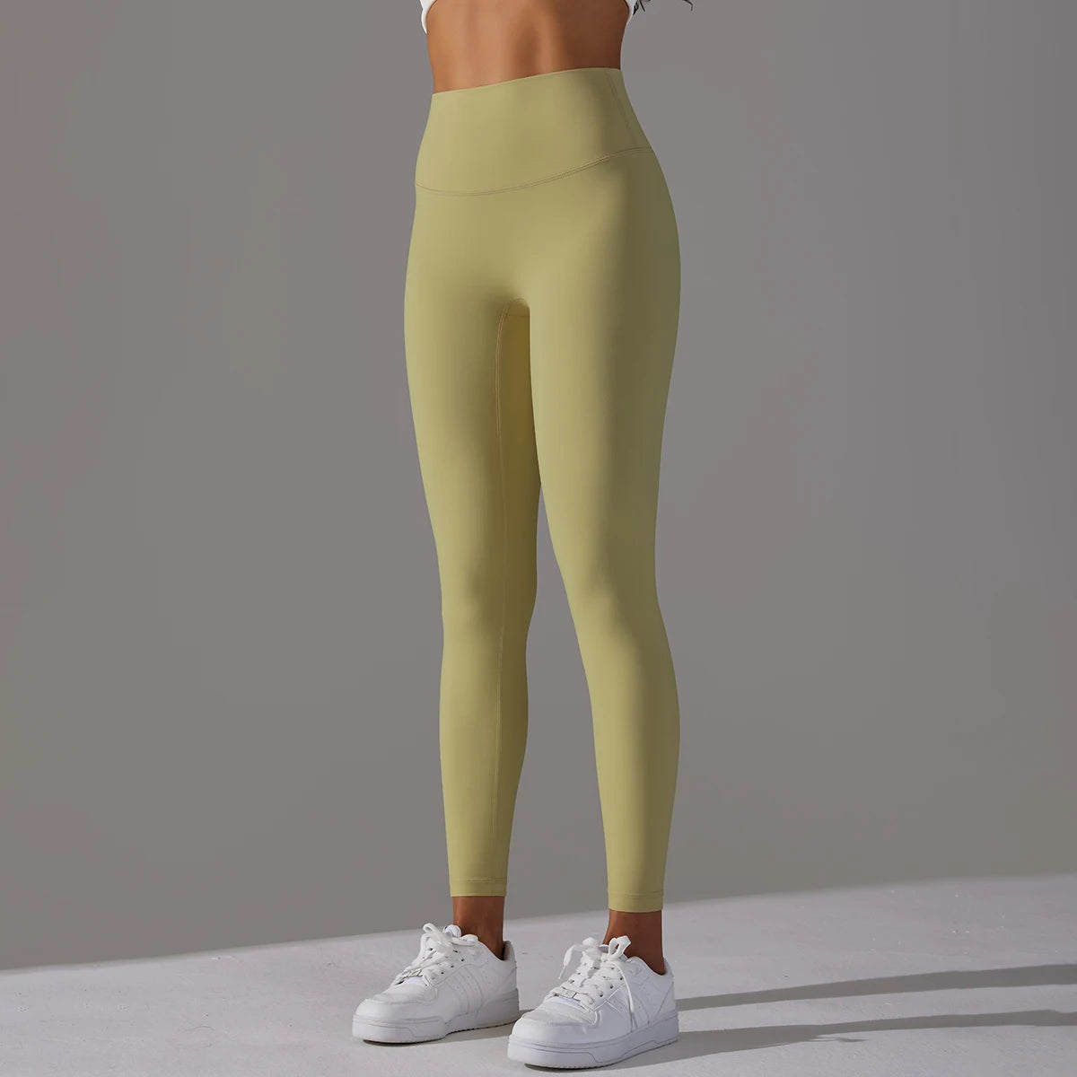 Women's High-Waist Seamless Leggings – Breathable Yoga, Running & Gym Pants (XS-XL, 30+ Colors)