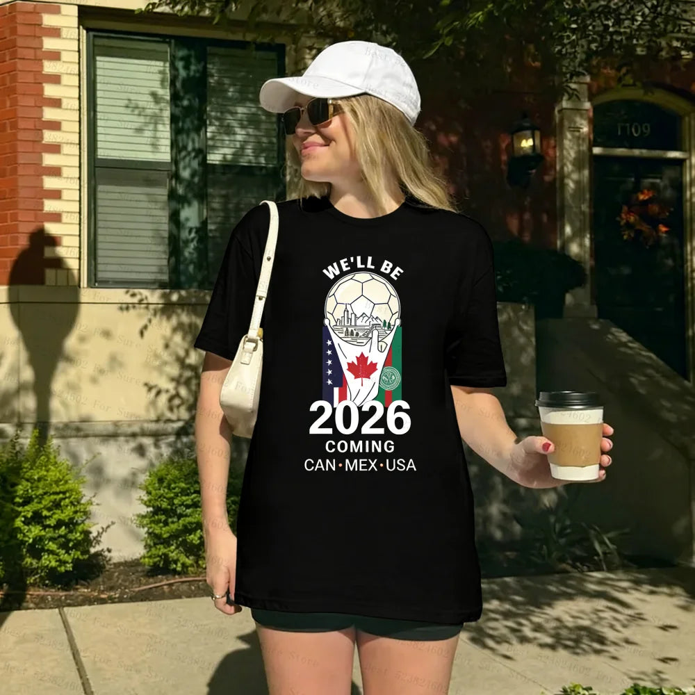 World Soccer 2026 T-Shirt | USA, Canada & Mexico Fan Tee