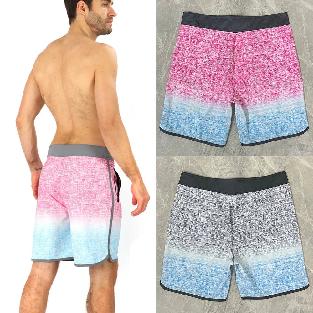 Men's Quick-Dry Surf Shorts | Beach Vacation Swim Trunks | Digital Print