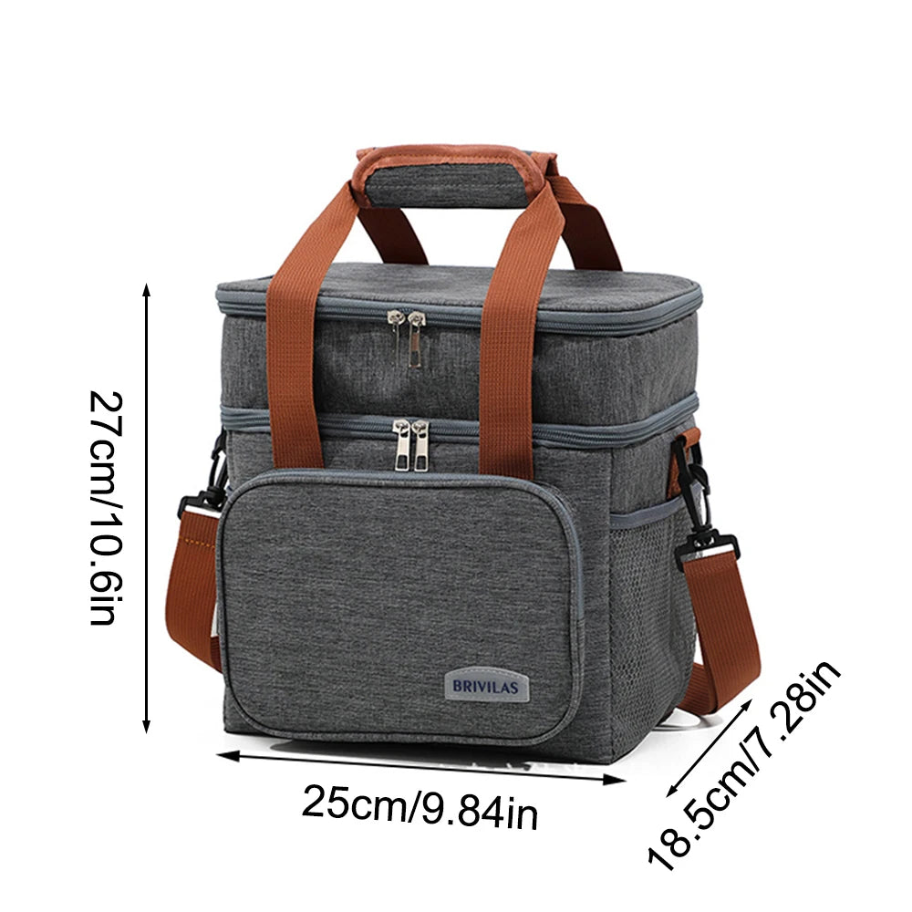 Insulated Lunch Bag – Crossbody Thermal Tote for Work, School & Daily Use