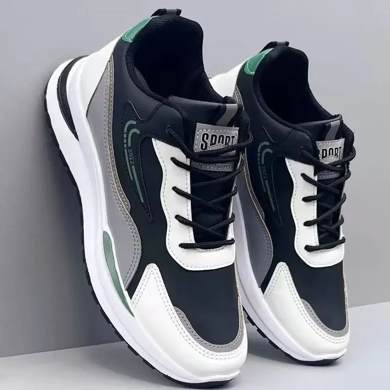 Women's Striped Air Mesh Casual Sneakers | Breathable Lace-Up Sport Shoes