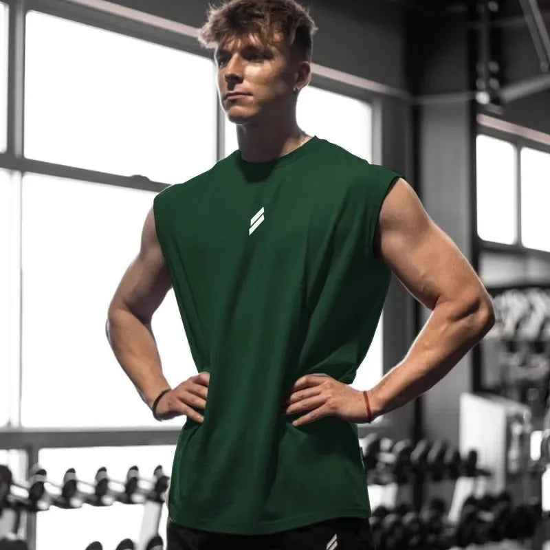 Men's Sleeveless Tank Top | Quick-Dry Training Vest