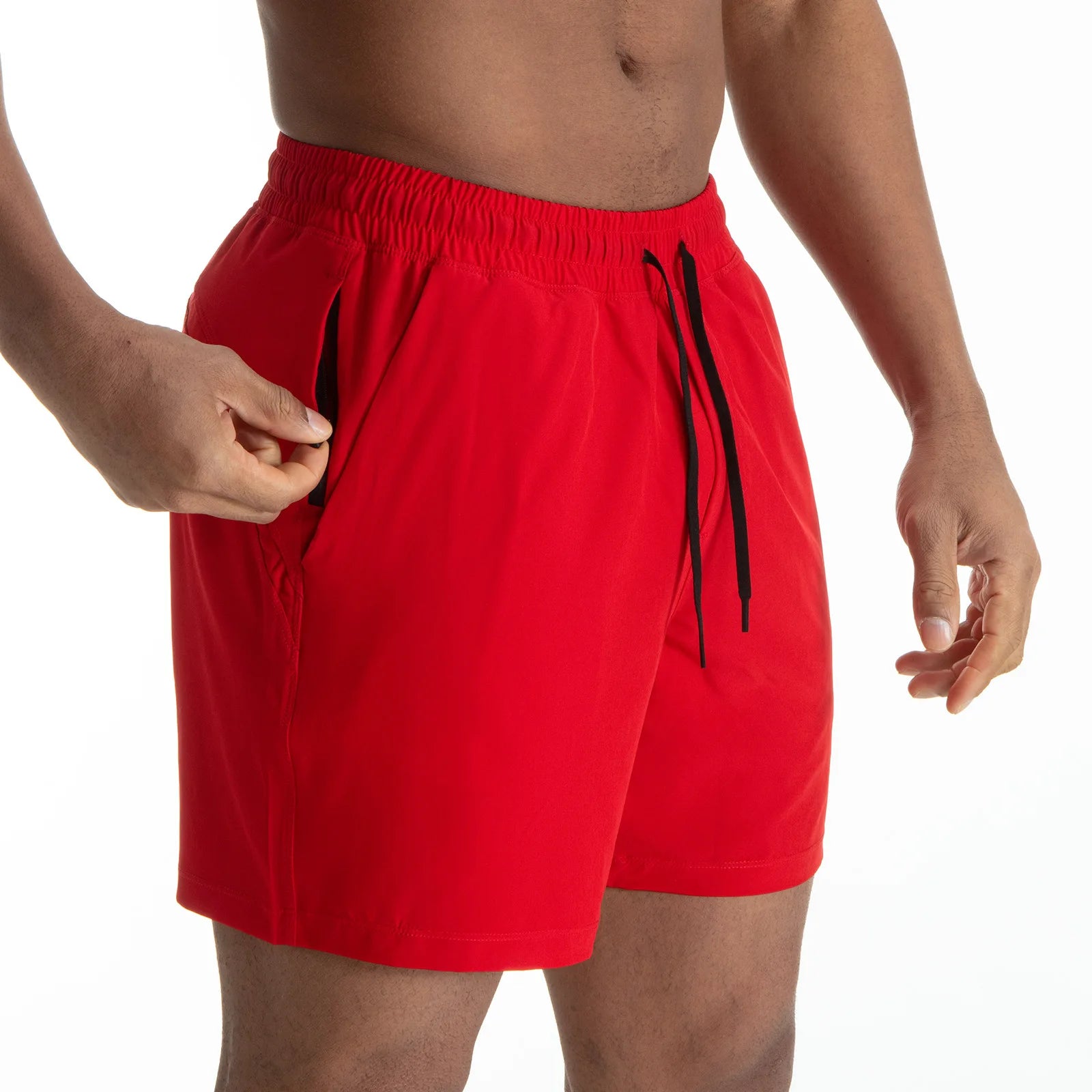 Men's Spliced Mesh Beach Shorts – Quick-Dry Surf & Sport Swim Trunks