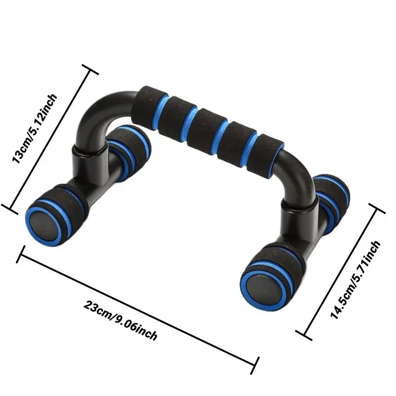 H-Shape Push Up Bars – Non-Slip Foam Handle Stands for Chest, Arms & Core Training | 100kg Capacity