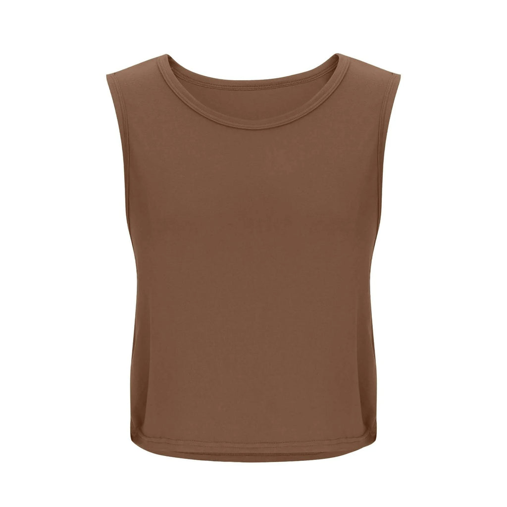Women's Sleeveless Yoga Tank Top – Breathable Athletic Vest