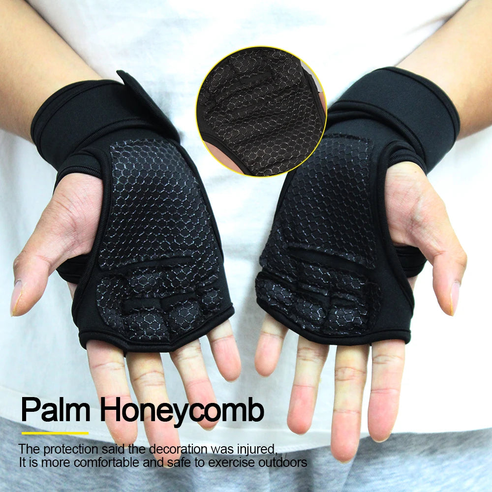 Wrist Support Weightlifting Gloves | Gym Training & Bodybuilding for Men & Women