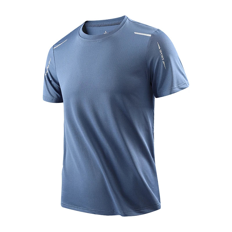 Men's Quick-Dry Athletic T-Shirt – Breathable Outdoor & Sports Tee