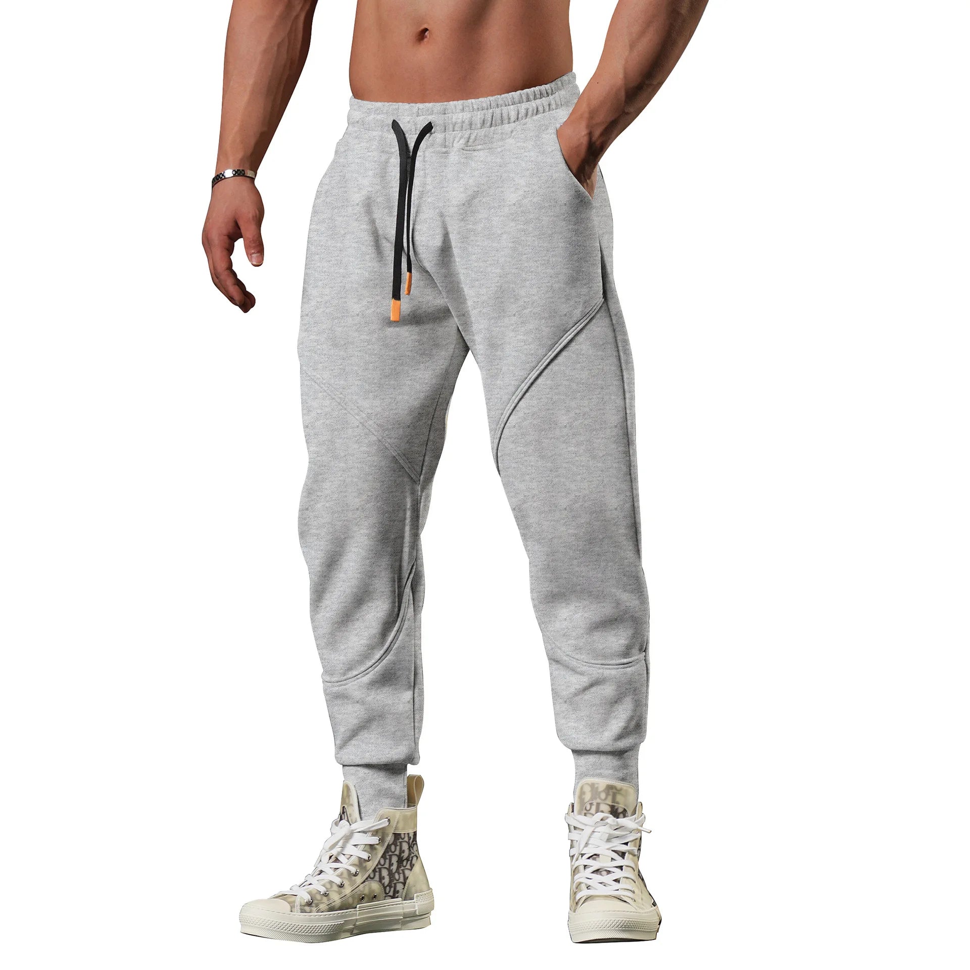 Men's Thick Fleece Sweatpants – Loose Fit, Gym, Running & Basketball Training Pants