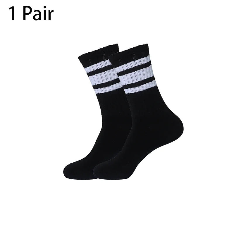 Men's & Women's Cotton Crew Socks – Casual, Running & Couple Socks