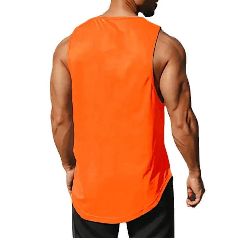 Men's Mesh Gym Tank Top – Breathable Bodybuilding Vest