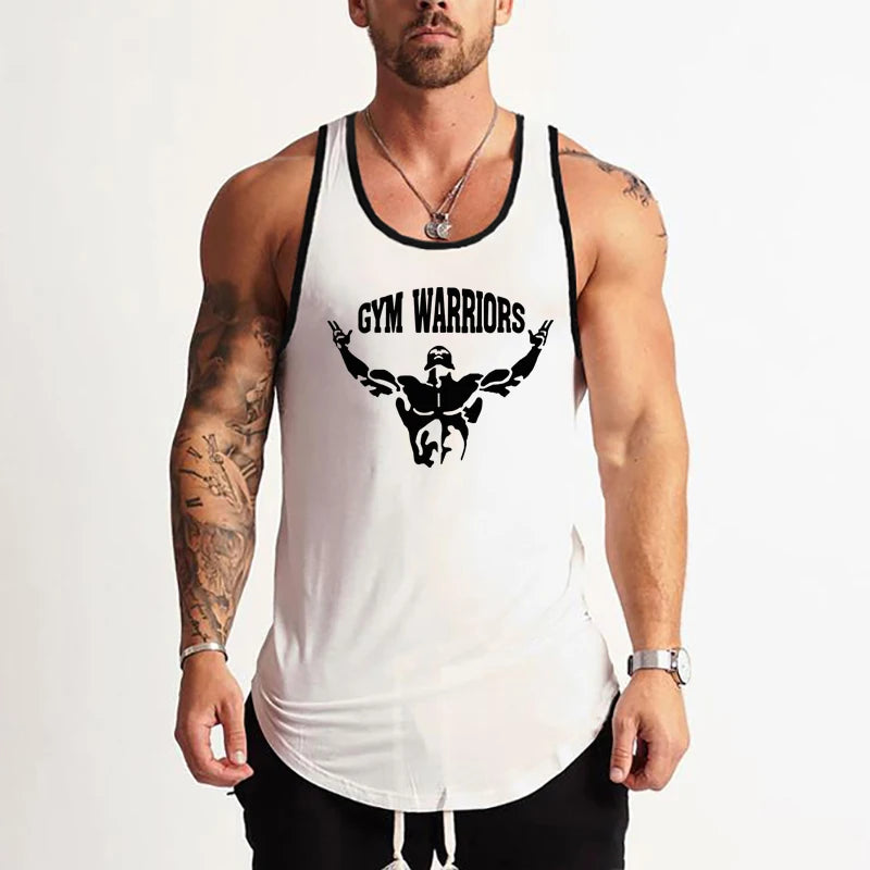Men's Sleeveless Muscle Tank Top – Cotton Gym & Workout Shirt