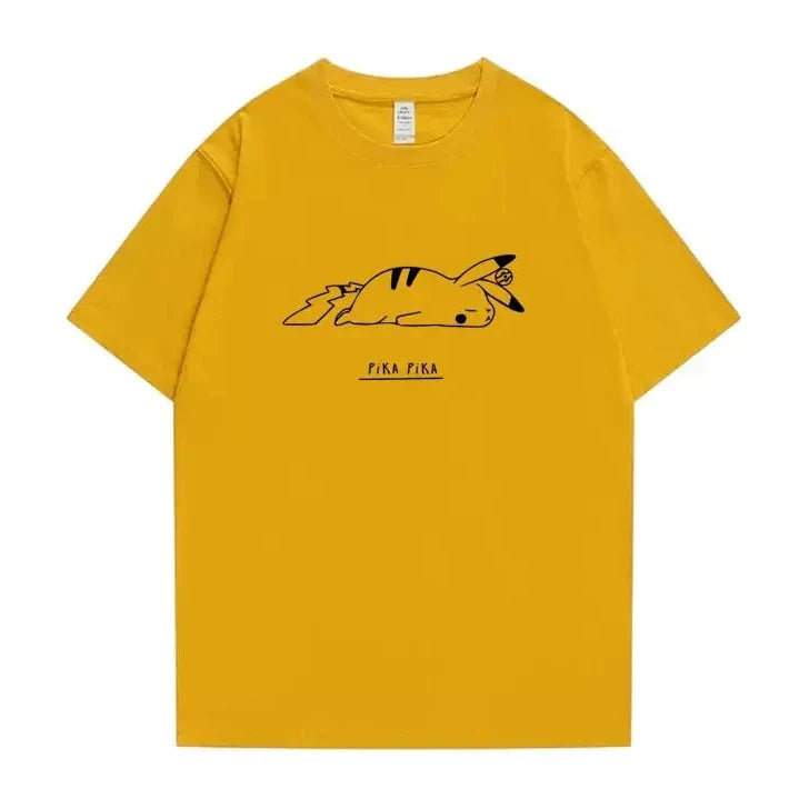 Pikachu Graphic T-Shirt – Anime Cotton Tee
