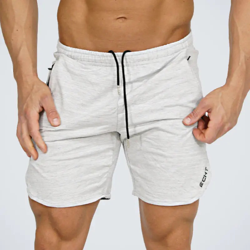 Men's Cotton Casual Gym Shorts – Slim Fit Workout & Running Bermuda
