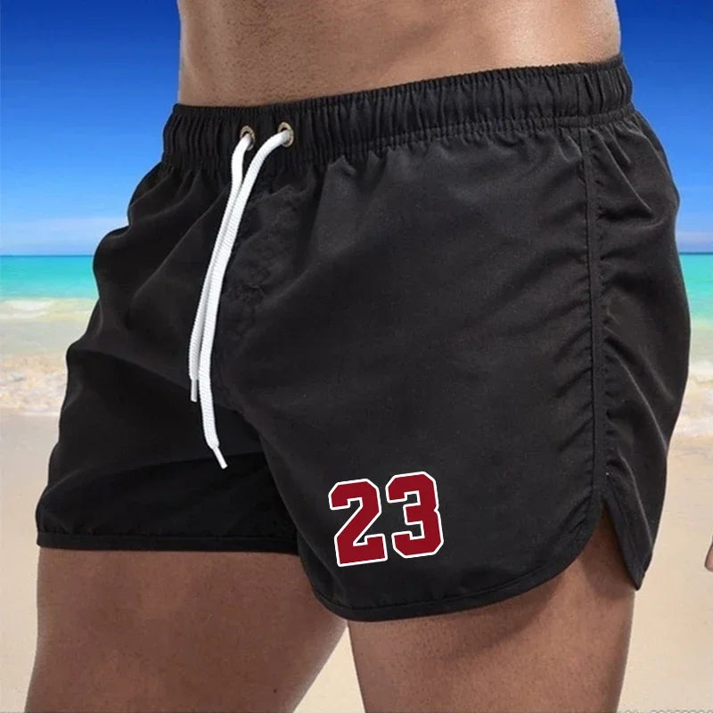 Men's Quick-Dry Beach Shorts – Breathable Swim Trunks with Pockets
