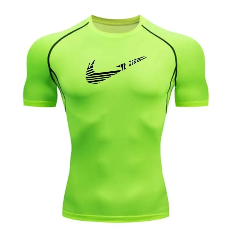 Men's Quick-Dry Compression Shirt – Rash Guard for Gym, Running & Water Sports