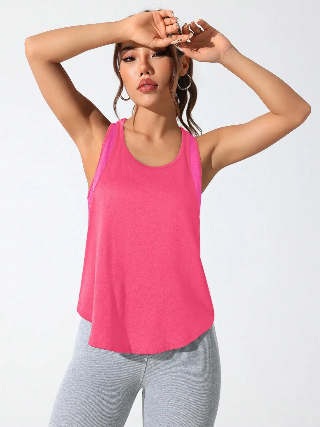 Women's Stitched Letters Quick-Dry Sports Vest