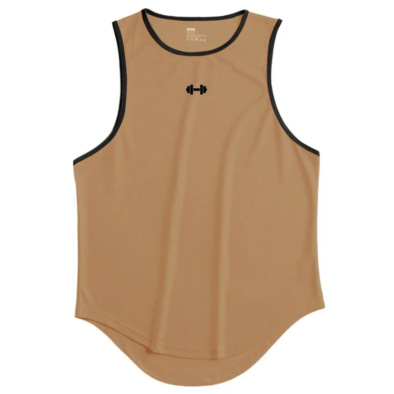 Men's Mesh Gym Tank Top – Breathable Bodybuilding Vest