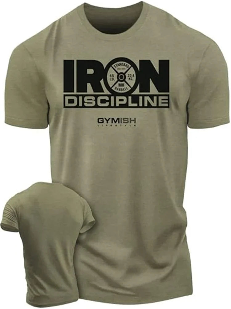 Men's 3D Letter Print T-Shirt – Street Sports, Gym & Casual Wear