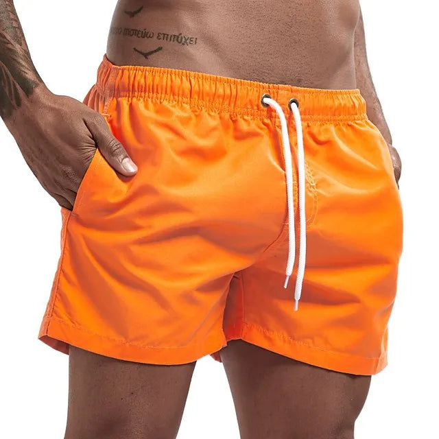 Men's Quick-Dry Running Shorts – Mesh Lining, Zipper Pocket & Drawstring for Gym & Outdoor Fitness