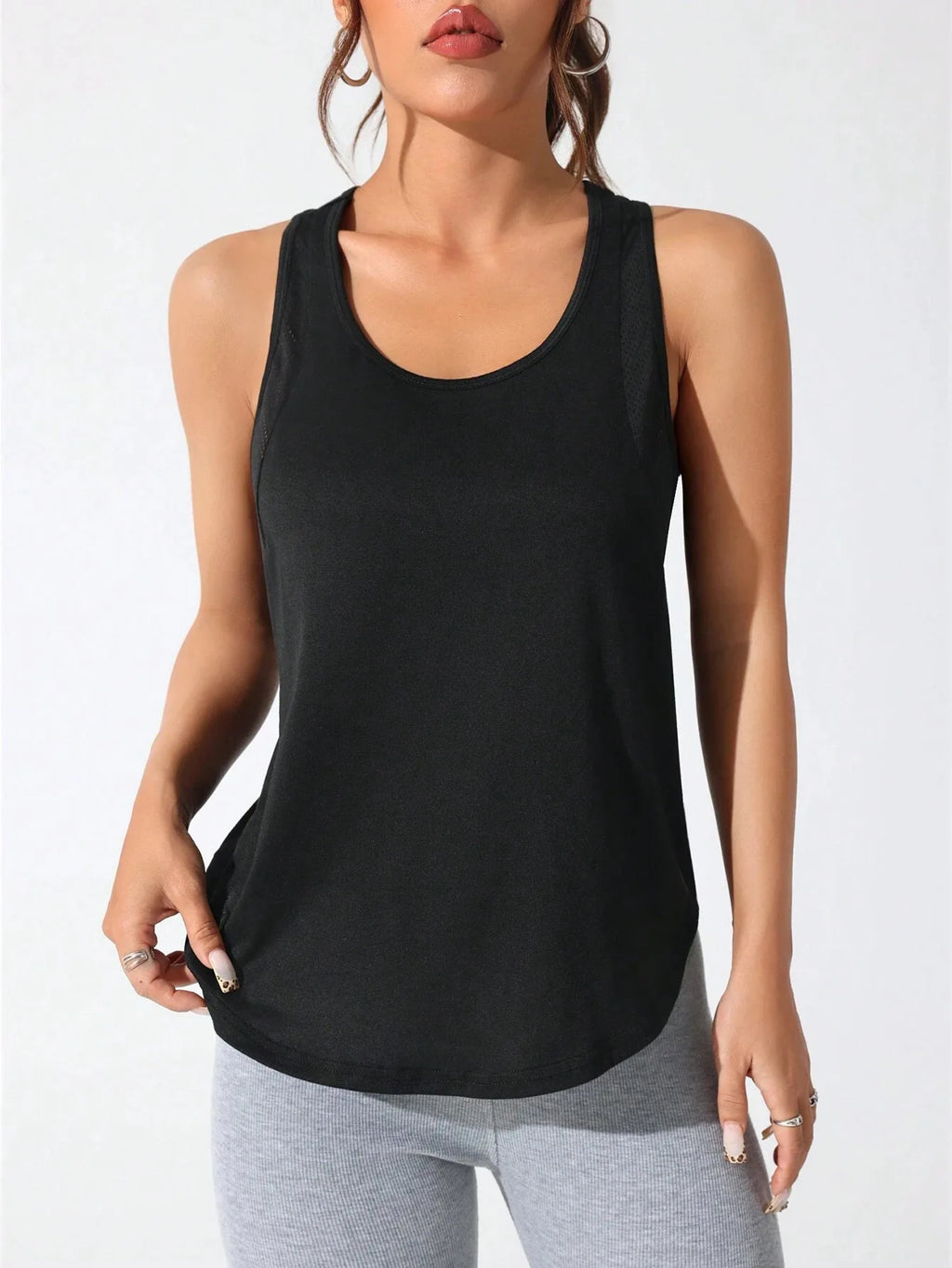 Women's Stitched Letters Quick-Dry Sports Vest