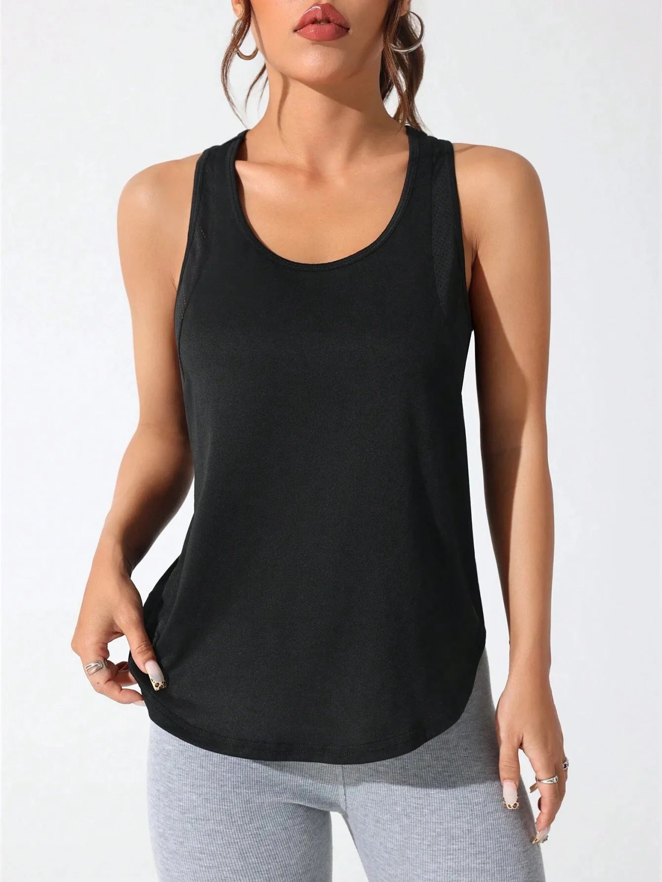 Women's Stitched Letters Quick-Dry Sports Vest