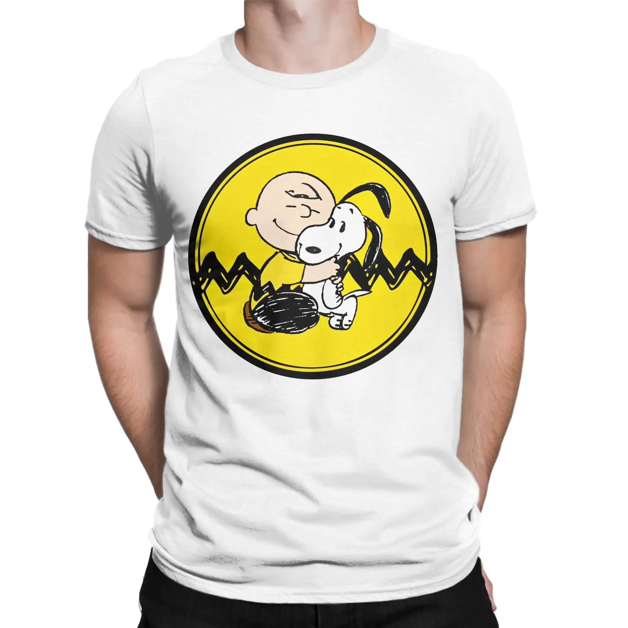 Snoopy & Charlie Brown Graphic T-Shirt | Unisex Cotton Anime Tee