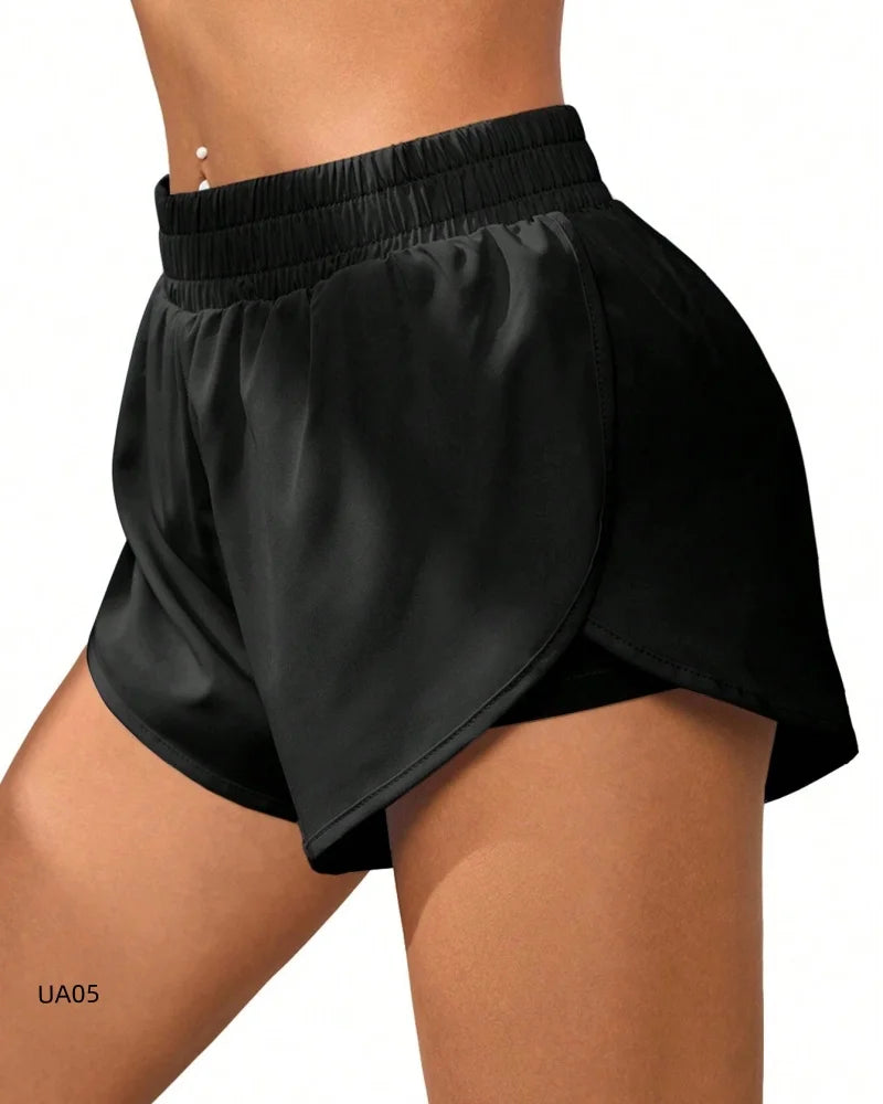 Women's 2-in-1 Flowy Running Shorts – Quick-Dry Yoga & Gym Sport Shorts
