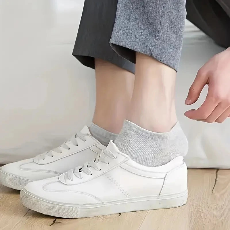 Unisex Comfort-Fit Ankle Socks – 5/10-Pack Breathable Lightweight Sports Socks