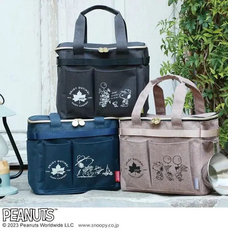 Snoopy Insulated Lunch Tote Bag | Large Capacity Multi-Pocket Cooler
