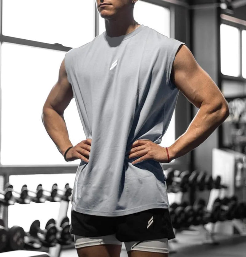 Men's Sleeveless Tank Top | Quick-Dry Training Vest