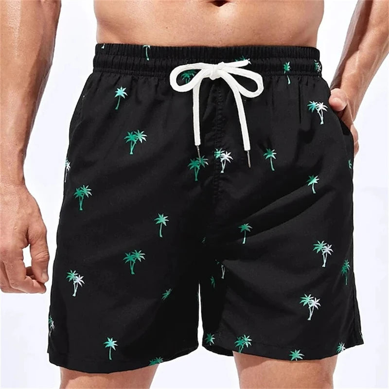 Men's 3D Print Board Shorts – Quick-Dry Surf Swim Trunks for Beach & Summer
