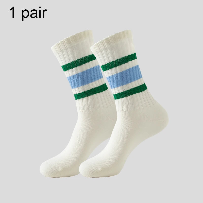 Men's & Women's Cotton Crew Socks – Casual, Running & Couple Socks