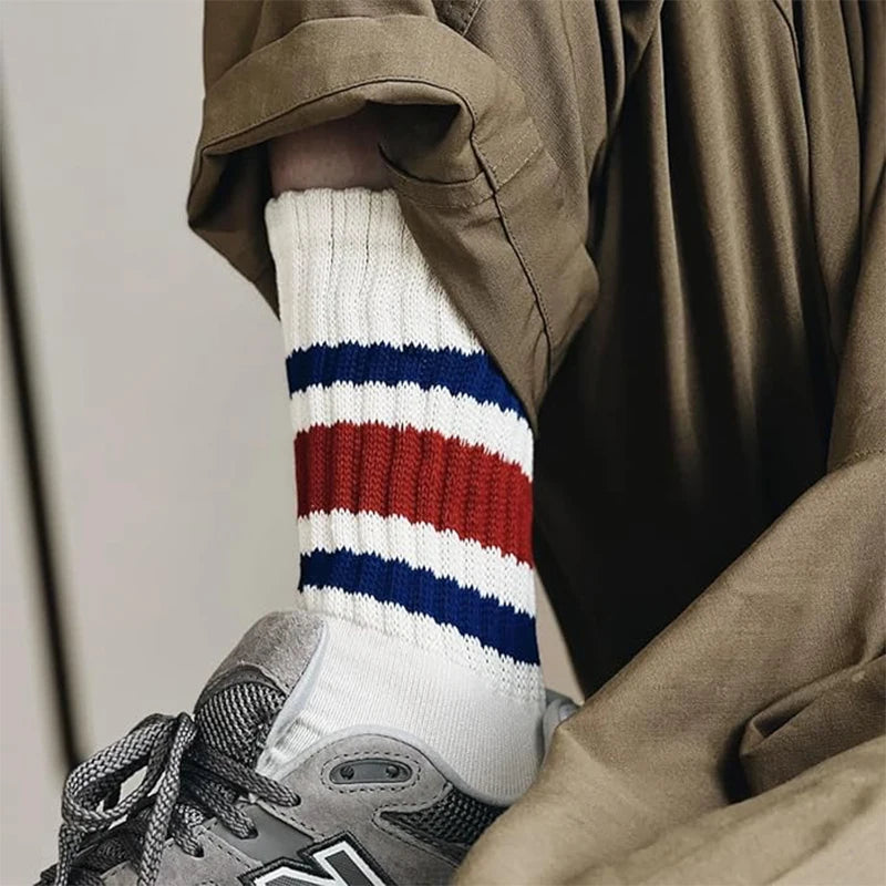 Men's & Women's Cotton Crew Socks – Casual, Running & Couple Socks