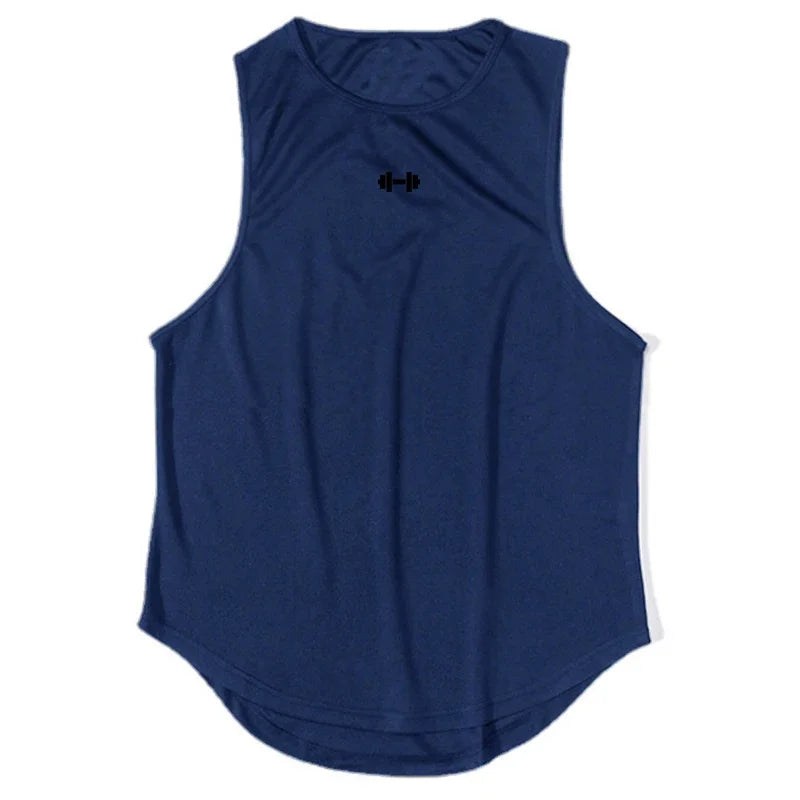 Men's Mesh Gym Tank Top – Breathable Bodybuilding Vest