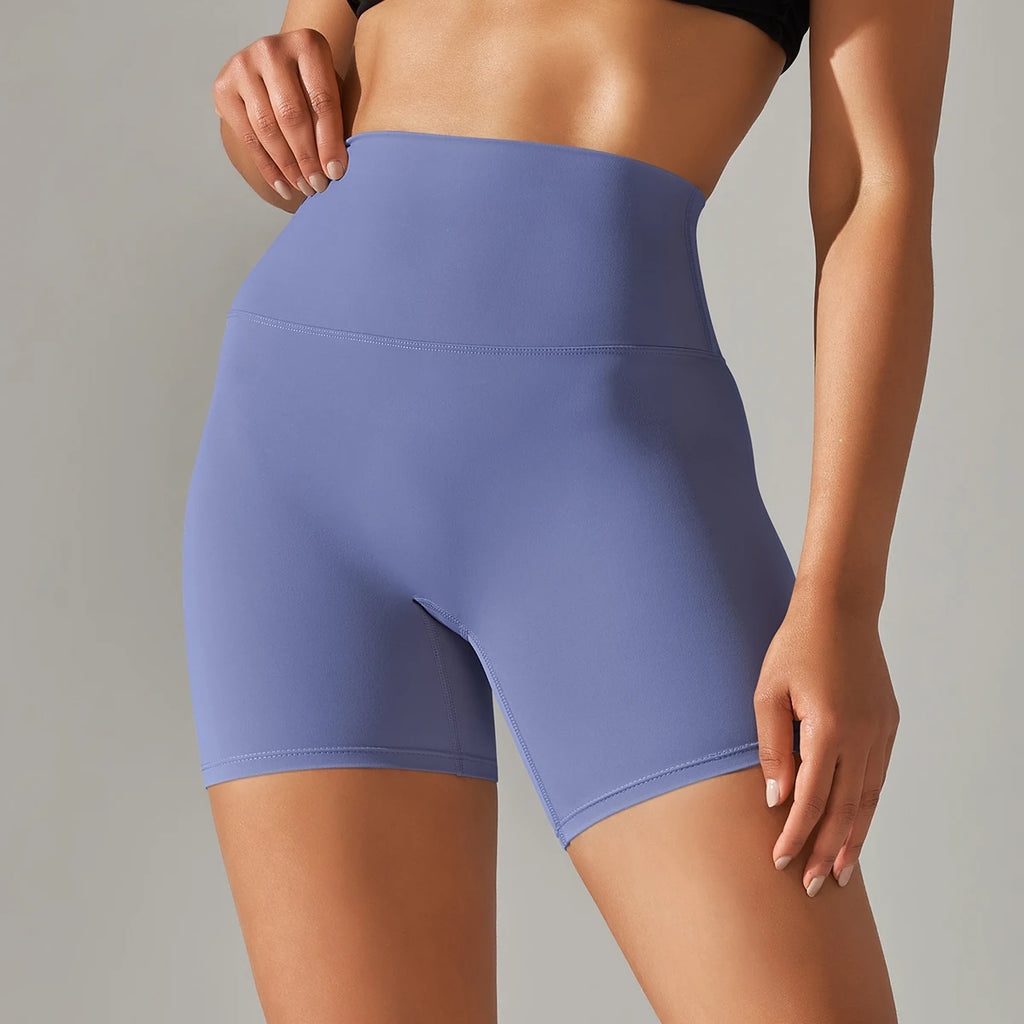Women's High Waist Yoga Shorts | Squat-Proof Fitness & Gym Shorts