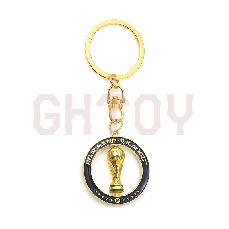 2026 FIFA World Cup Enamel Metal Keychain – UV Print Soccer Fan Souvenir